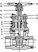 Forged Steel Gate Valve Class 800 Stainless Steel 304