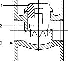 BRONZE CHECK VALVE FLANGED ENDS